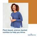 KATE FARMS Organic Nutrition Shake, Coffee, 16g protein, 27 Vitamins and Minerals, Protein Meal Replacement Drink, Plant Based, 11 oz (6 Pack)