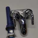 Delta Foundations Centerset Chrome Bathroom Faucet, 4 Inch 3 Hole Bathroom Sink Faucet for Vanity, Chrome B2510LF-PPU