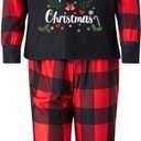 CIYCUIT Family Christmas Pajamas Matching Sets  Buffalo Plaid Holiday PJs for Men, Women, Kids, Baby & Dog (L)