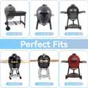 19.5" Round Grill Grate for Akorn Kamado Ceramic Grill, Pit Boss K24, Louisiana Grills K24, Char-Griller 16620, Cast Iron Grill grates Replacement for Akorn Kamado, Expert kamado, Kamado Acorn