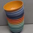 12 Pcs Unbreakable Cereal Bowls Set, 26 Oz Wheat Straw Bowls Set, Microwave & Dishwasher Safe Rice Bowls for Kitchen, Reusable Plastic Bowls for Soup, Salad and Snack, BPA Free, Multicolor