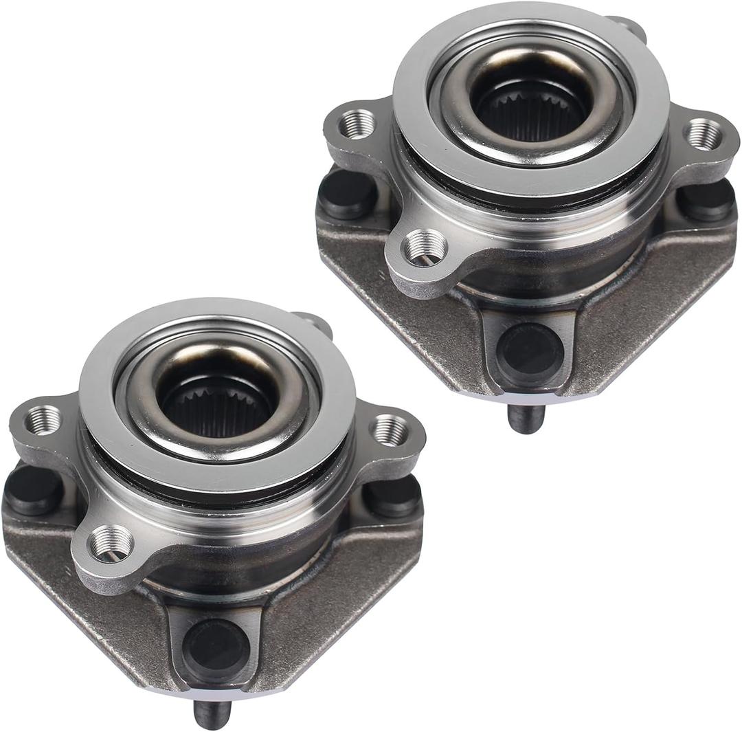 513297 Set of 2 Front Wheel Hub & Bearing Assembly Fit for Nissan Sentra 2007 2008 2009 2010 2011 2012 2.0L; ABS Models