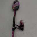 SheFish Fishing Rod and Reel Combo - Strike Series Medium Action 78-Inch Spinning Reel Pole - Fishing Gear for Bass, Trout, and Lake by Wakeman (Hot Pink)