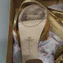 Jessica Simpson Women's Immie Platform Sandals Gold, 12M