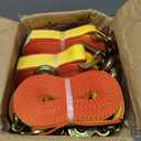 Chain Ratchet Straps 2 Inch x 27 Foot, Cargo Tie Down,4 Pack, 324 inches x 2 inches