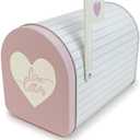 Designstyles Willow&Riley Mailbox for Gifts - Mini Mailbox Tin for Party Favors, Classroom Prize Supplies - Love Box for Exchange Gifts and Greeting Cards