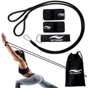 Victorem Resistance Band Arm Strength Training - Baseball/Softball Exercise, Stretching J-Bands with Handles