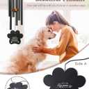 Dog Memorial Gifts for Loss of Dog, 26" Metal Pet Memorial Wind Chimes, Pet Memorial Gifts for Dogs and Cats, Loss of Dog Sympathy Gift, Pet Bereavement Remembrance Gift Dog with Poem Card for Cat