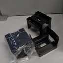 10Pcs 4x4 Post Base for Concrete Pergola Fence Wooden or Iron Columns Deck Mailbox Post Anchor Base Brackets Kit Black