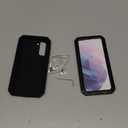 Marrkey for Galaxy S21 Case,Full Body Protective Cover Heavy Duty Shockproof Tough Armour Aluminum Alloy Metal Case with Silicone Built-in Screen Protector for Samsung Galaxy S21 6.2" - Black