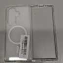 ORETECH Magnetic Case Compatible with Samsung Galaxy Z Fold 6 Case, Transparent Back Non-Slip Hard PC Shockproof Bumper Protective Phone Case Cover for Samsung Z Fold 6 - Clear