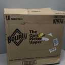 Bounty Paper Towels Quick Size, White, 16 Family Rolls = 40 Regular Rolls