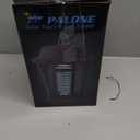 PALONE Solar Bug Zapper 4500V Electric Mosquito Zapper Outdoor Updated Fly Zapper Indoor Rechargeable Mosquito Killer with Solar Panel & Type-C Cable Fly Trap with UV Light for Flies Gnats Moths