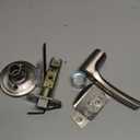 Kwikset Henley Interior Passage Door Handle, Lever For Closet and Hallway Doors, Reversible Non-Locking Handle Lever, Satin Nickel, with Microban Protection (1 Pack)