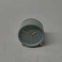 Analog Alarm Clock, 4 inch Super Silent Non Ticking Small Clock with Night Light, Battery Operated, Simple Design, easy setting for Office, Bedroom, Bedside, Desk, teens, elders, kids, adult, Green