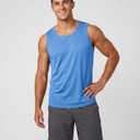 Real Essentials 5 Pack: Men's Dry-Fit Muscle Tank Top Sleeveless Shirts Workout Tees Athletic Gym (Big & Tall Available)