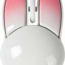 Wireless Mouse, Pink, Bluetooth & 2.4G Dual-modes, Unisex, 1200DPI, Quiet Click, Smooth Texture, 10m Range, Compatible with Windows, Mac OS, Chromebooks, iPad, Laptops