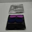 LKY DIGITAL Sleep Mask for Side Sleeper 3 Pack, Blackout 3D Eye Mask for Sleeping, Night Blindfold for Men Women (Black & Blue & Purple)