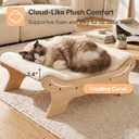 Veehoo Elevated Cat Bed, Raised Cat Hammock Bed for Cats and Small Dogs, 22"x16" 