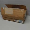 coolboss Outdoor Chair Cushions Set of 4, Outdoor Cushions for Patio Furniture, Water Resistant Chair Cushions for Outdoor Furniture Square Corner Patio Cushions with Non-Slip Ties, 18.5"x16"x3, Navy