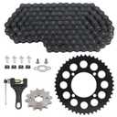 420 132 Links Chain,Rear Drive Sprocket 45T 76mm Front 12T 17mm for Chinese 50 70 90 110 125 140cc 150 160 170 Cc SSR Pit Dirt Motor Bike Motorcycle