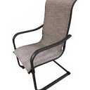 HD Designs Outdoors Patio Furniture Eden Dining Sling Chair Set, 6 pc