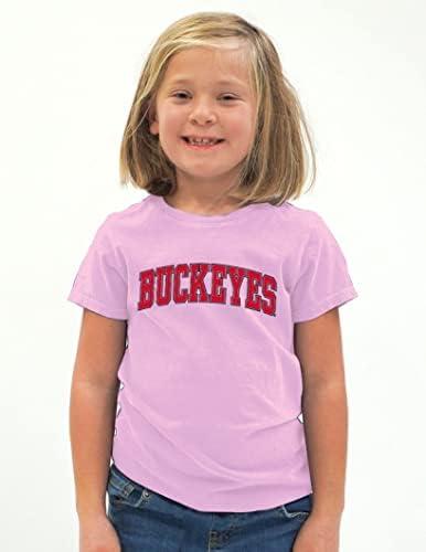 Blue 84 NCAA Unisex-Child Kids T-Shirt Arch Over Pink Size M