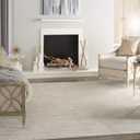 Nourison Home Nourison Essentials Ivory Beige 8' x 10' Area Rug - Easy Clean, Non Shedding, Bed Room, Living Room, Dining Room, Kitchen (8' x 10')