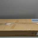 AQIMUELE Wood Shoe Rack Bench for Entryway, 2 Tier Shoe Rack for Front Door Entrance, Shoe Bench with Shoe Storage for Entryway, Bedroom, 39.4" (White-wood Seat)