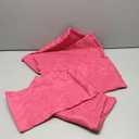 MIULEE Pack of 4 Decorative Outdoor Throw Pillow Covers Linen Waterproof Pillow Covers Farmhouse Cushion Cases for Patio Garden Tent Balcony Couch Sofa 16x16 inch Hot Pink