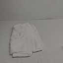 14 Inch Drop Bed Skirt King Size, Microfiber Tailored Style Bedskirt Elegant Pleated Design Platform King Bed Skirt, White