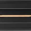 Lineshading Universal Drumstick Display Frame Set 239 Inch Black Frame with Matting Drumstick Wall Mount Display Case, UV Protection, Black White Trim
