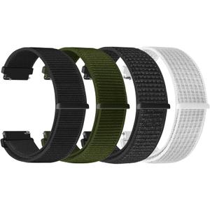 20mm Watch Bands for Garmin Forerunner 55/570 42mm/165/645/245 Music/Garmin Vivoactive 6/Vivoactive 5/3/Garmin Venu/Venu Sq 2 for Men Women, 20mm Watch Straps for Amazfit Active 2/Active