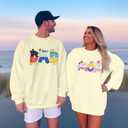 ASTANFY Mom Sweatshirt Dad Sweatshirts Magical Family Matching Outfits Mom and Dad Long Sleeve Shirt Mother Father Day Tops (Large, Apricot(men))