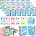 Wettarn 24 Sets Inspirational Gifts Ice Cube Stress Balls with Support Gift Boxes You are So Cool Party Favors for Adults Teens Office Classroom Prizes Relief Fidget Toys Desk Decor