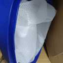 Blue handheld pool vacuum