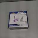 High Pressure Shower Head - Anti-Clogging Silicone Nozzles - 2.5 GPM Removable Restrictor - Easy to Clean Adjustable Replacement - easy to install with Plumbers Tape - 6 inch - Brushed Nickel Finish