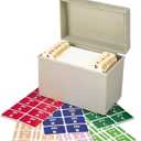 Smead AlphaZ ACCS Color-Coded Alphabetic Label, A-Z, Assorted Colors (67170) (1 X 1-5/8)