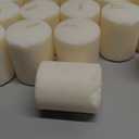 CANDWAX Unscented Ivory Votive Candles Set of 34 - Clean-Burning, Long-Lasting 15 Hour Burn - Ideal for Weddings, Home Décor, Spa, Events - Bulk Value for Versatile Use