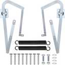 Upgrade 55-2 Attic Ladder Hinge Arms, Attic Stairs Arms 55-2 with Springs, Fit for Werner Mk 5, WU2210, W2208, W2210 Attic Stairs Produced After 2010, Galvanized Heavy-Duty Steel