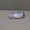 VOLAFA Women's Triangle Bikini Set String Swimsuit Print Tie Smocked Ruched Two Piece Bathing Suit (4, Light Blue)