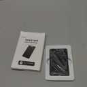 Android Wallet Tracker Card Rechargeable Air Tags-2 Pack, Works with Google Find Hub App (Android Only), 1.8mm Ultra-Slim, IP68 Waterproof, for Luggage/Passports/Keys/Bags