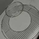 GasSaf Grill Grates Replacement for Weber 8835, 22.5 inch Charcoal Grills, Kettle, Performer, Master-Touch and Others, 21.5 Inches Gourmet BBQ System Hinged Stainless Steel Cooking Grate Grids
