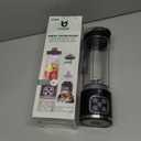 UTALENT Cordless Portable Blender, 25 oz removable Vessel, Powerful Personal Blender, For-Smoothies, Ice Crush, 4 Programs, Leakproof-Lid & Sip Spout, USB-C Rechargeable, Dishwasher Safe Parts, Black