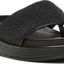 Donald Pliner womens Fifi SandalSlide Sandal (9.5, Black - Caviar Felt)