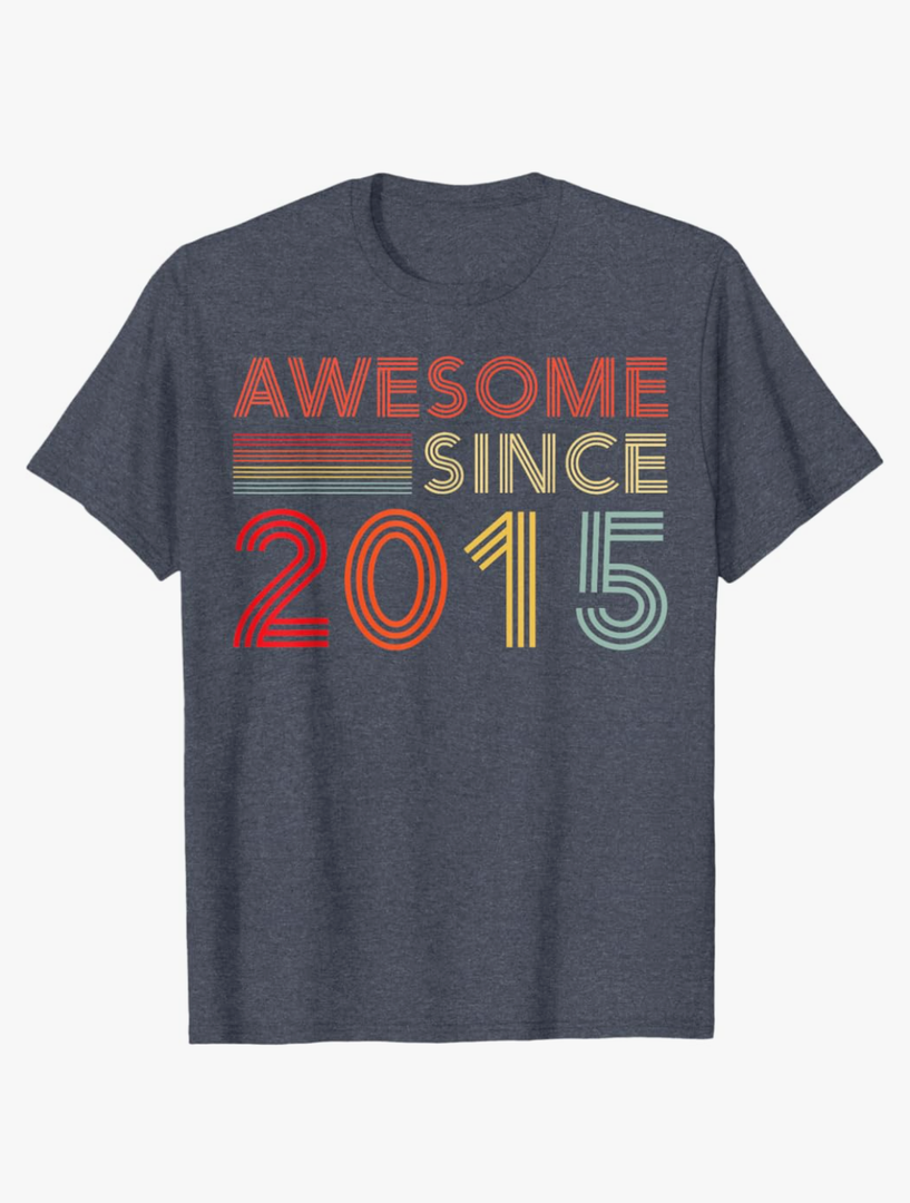 Nine 11yr Bday Son Boy Funny 2015 11th 11 Year Old Birthday T-Shirt S