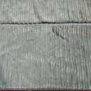 Kevin Textile Spring Oblong Throw Pillow Striped Corduroy Rectangle Pillow Covers for Couch Lumbar Cushion Covers, 12 x 20 inch, Sage Green, 2 Pack