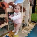 Lifelike Reborn Toddler Dolls Girl 26 Inch Realistic Baby Dolls Big Size Reborn Doll Weighted Cltoh Body Real Life Baby Dolls That Look Real Silicone Vinyl Baby Doll with Feeding Set for Kids (Pippa)