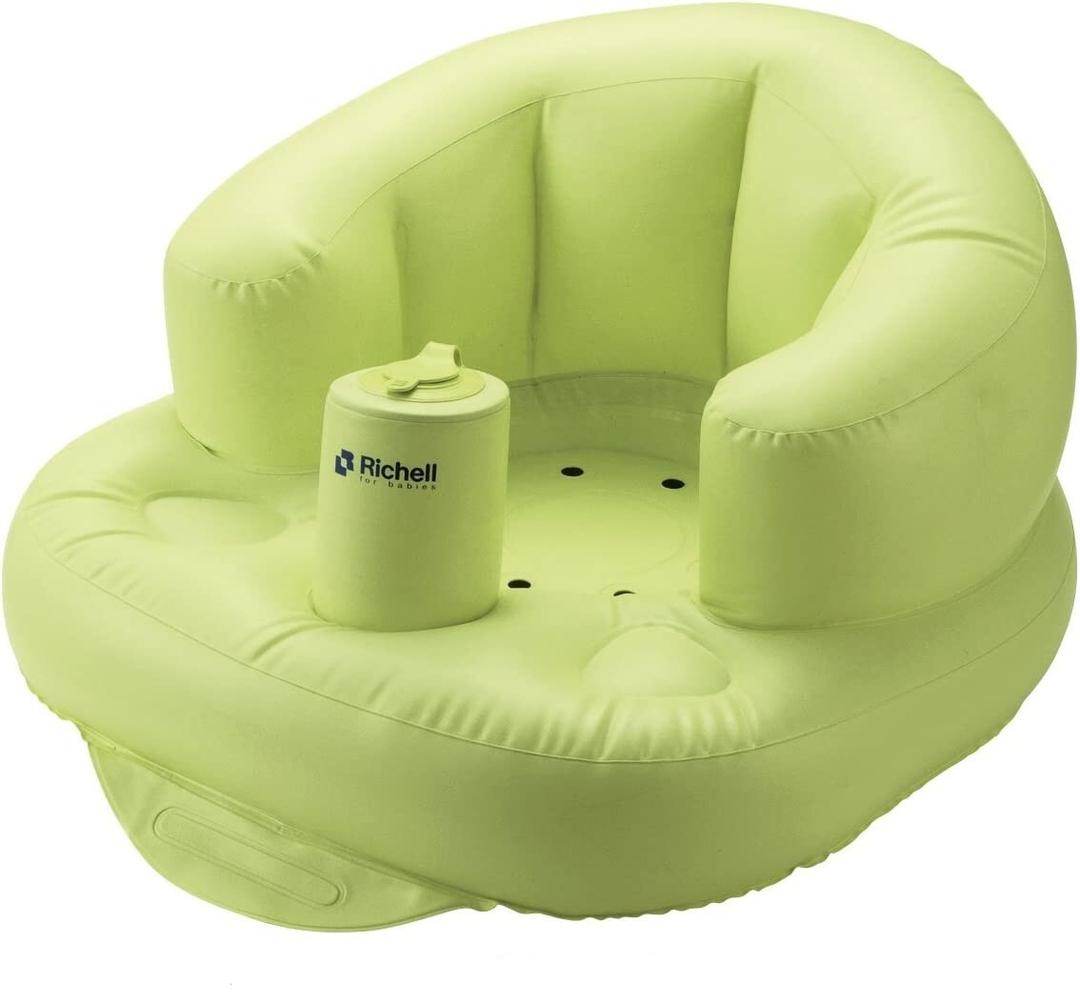 Inflatable Baby Seat with Tray, Comfortable Sit Me Up Floor Seat for Baby Learning to Sit