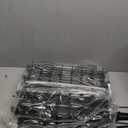 45ft X 13in Animal Barrier Fence, 32 Panels No Dig Fence for Dogs Rabbit, Anti Digging Defense Barrier Garden Edging Border, Rustproof Metal Arched Decorative Garden Fencing for Outdoor, Yard, Lawn (Black)